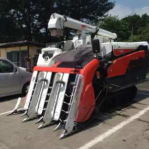 Moissonneuse de riz de Kubota pour les machines agricoles de ferme de riz avec l'en-tête de 14 pieds à vendre