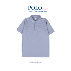 เสื้อยืดโปโลโทนสีพาสเทล2024ผ้าฝ้ายโพลี - Product Image 2