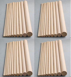 OEM Solid Wood Round Dowel Rods-Durable DIY <b>Furniture</b> & Wall Sign Projects Custom Sizes Smooth Craft Woodworking Wooden Boxes - Product Image 5