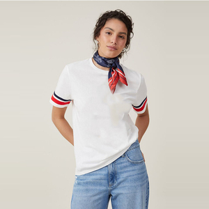 Camisetas de Mujer Personalizadas de Alta Calidad, Ecológicas, Holgadas, Modernas, Ligeras (160g), 100% Algodón, para Verano - Product Image 1