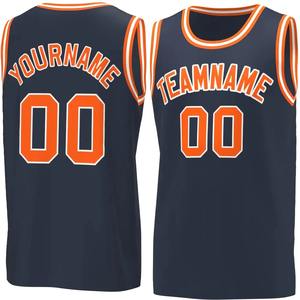 Maillot de basket-ball personnalisé, uniforme avec nom et numéro d'équipe, gilet de sport respirant personnalisé pour hommes/jeunes - Product Image 3