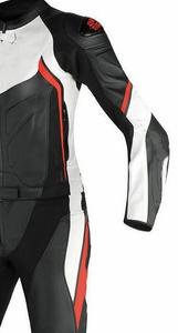 Meilleure vente personnalisée OEM combinaison de course de moto 2023 en cuir de vachette véritable moto respirant Motocross avec curseur de protection - Product Image 4