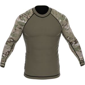 Tenue d'entraînement pour hommes, dernière conception, respirante, légère, anti-UV, rashguard, couleurs personnalisées, matière Spandex/Polyester - Product Image 1