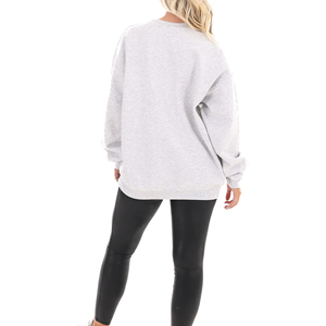 Sweat-shirts décontractés d'hiver pour femmes avec strass lavés, design personnalisé et logo frontal - Product Image 6