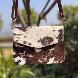 Real Cowhide Leather Hair on Hide Fur Handbag Purse Multi Uses Stylish Leather New Design <b>Sling</b> <b>Bag</b> Shopping <b>Bag</b> <b>Women</b> - Product Image 1