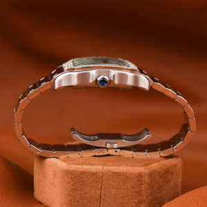 นาฬิกาข้อมือเพชรโมอิสสีเขียวสไตล์ฮิปฮอปโมอิสซาไนท์แบบดั้งเดิมหรูหราคุณภาพระดับพรีเมี่ยมมีขอบเท่านั้น - Product Image 5