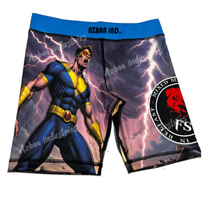 Pantalones cortos de compresión MMA elásticos de cuatro vías de alta calidad de longitud corta para entrenamiento y competición ropa de artes marciales - Product Image 3