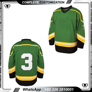 Venta al por mayor personalizado uniforme de hockey equipo sublimación deporte hombres camiseta de hockey sobre hielo - Product Image 4