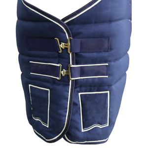 Wasserdichte Winter-Pferdedecke Gepolsterte Stalldecke mit Kreuzriemen Langlebige Outdoor-Auslaufdecke für Pferde mit Individuellen Farben OEM - Product Image 2