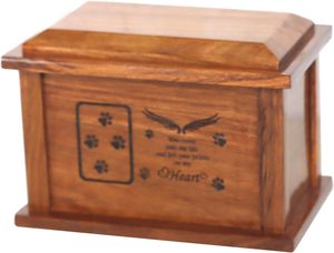 Rosewood <b>Urn</b> Box <b>For</b> Pet <b>Ashes</b> Wood Cremation <b>Urns</b> <b>For</b> Cat <b>Dog</b> <b>Ashes</b> Keepsake Wooden Decorative Handmade Funeral Burial - Product Image 4