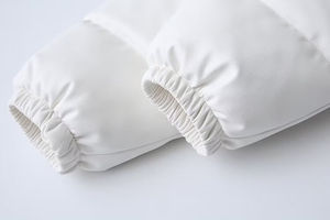 Réversible usine personnalisé coton épissage respirant imperméable hiver veste à glissière femmes manches longues - Product Image 5