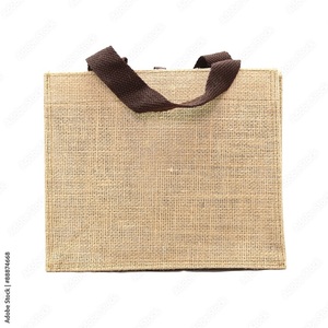 Vente en gros de sacs d'épicerie en jute personnalisés avec motif géométrique, sacs à provisions à poignée promotionnels du meilleur fournisseur indien - Product Image 2