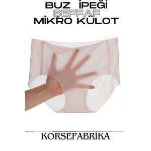 Culotte pour femme taille haute 2-Thin Ultra Thick Ice Laser Cutting avec design fermé Confort respirant - Product Image 1