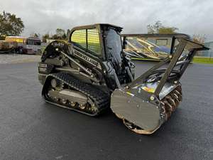 Livraison gratuite New-Hollands C345 édition minuit chargeuse compacte avec accessoire de broyeur forestier chargeur sur chenilles approuvé CE EPA - Product Image 3