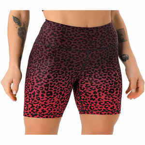 Vente en gros de shorts sublimés de qualité supérieure pour femmes, shorts d'entraînement taille haute pour le yoga avec poches latérales pour la course à pied - Product Image 1