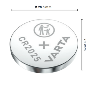 Varta CR2025 batteria al litio Blister 2 pezzi batterie primarie - Product Image 5
