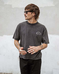 2024 haute qualité 100% coton lavé à l'acide 220 GSM T-shirt pour hommes T-shirts respirants surdimensionnés personnalisés - Product Image 2