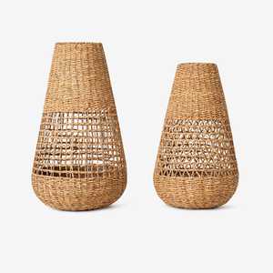 Macetas de Rafia con Flores de Hierba Marina para Decoración, Macetas de Flores de Hierba Marina al por Mayor - Product Image 5