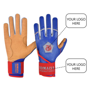 Guantes de Bateo de Béisbol y Sóftbol Personalizados al por Mayor para Adultos, Transpirables, de Entrenamiento, 100% Poliéster, Ligeros, Cómodos y de Alta Calidad - Product Image 1