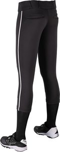 Nouvelle arrivée de 2023 conception personnalisée et logo de haute qualité tournoi féminin pantalon de softball taille basse avec passepoil latéral - Product Image 3
