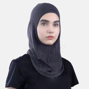 Bufanda deportiva de la mejor calidad hecha a medida, hiyab diario hecho en Pakistán de poliéster de color sólido para mujer - Product Image 3