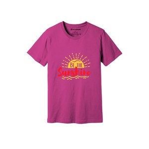 เสื้อยืดผ้าฝ้าย100% พิมพ์ลายด้วยความมีน้ำใจขนาด160 180ถึงหนักมี12สีที่สามารถปรับแต่งดีไซน์และการจัดวางของคุณเองได้ - Product Image 6