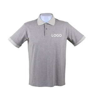Polo de travail vente en gros de polos pour hommes d'affaires T-shirt polo unisexe vierge uni impression de logo personnalisé - Product Image 1