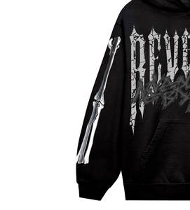 Hombres Custom Rhinestone Sublimación Sudaderas DTG DTF Impreso Sudadera Streetwear Oversized Pullover Factory Supply - Product Image 2