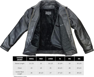 Vestes en cuir à manches longues élégantes pour hommes Design en toile personnalisable Prix abordable - Product Image 5