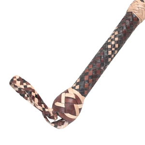 Fouets de course de chevaux en cuir de vachette de qualité supérieure, faits à la main, antidérapants, à bas prix, au toucher doux, fouets de taureau pour cavalier - Product Image 5