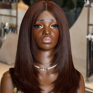 Perruques de couleur naturelle coupe couche de cheveux vietnamiens 100% extension de cheveux humains - Product Image 1