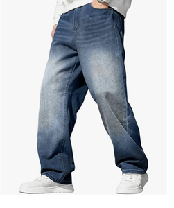 Pantalones Vaqueros de Mezclilla para Mujer, Corte Recto, Transpirables, 100% Algodón, Estilo Skater, Hip Hop, Y2K, Vintage, Holgados, para Verano e Invierno, Ropa Urbana - Product Image 1