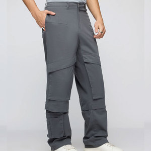 Wholesale Cotton Baggy Jogger Pants for Fashion Boutiques Offering Regular Fit Breathable & Eco-Friendly Features Custom Colors - Product Image 2