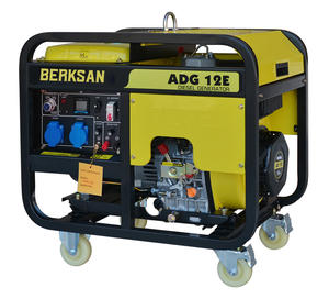 Generador Diésel Berksan ADG12E de 10 KVA, Refrigerado por Agua, 24V CC, Arranque Eléctrico, Monofásico, 230 V, 50 Hz, Sin Cubierta - Product Image 1