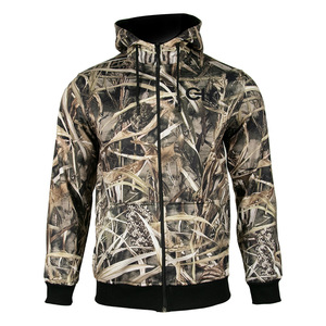 Fleece Zippered Hoodie High Quality Digital Printing Camouflage Made In Turkey Wholesale - Product Image 2