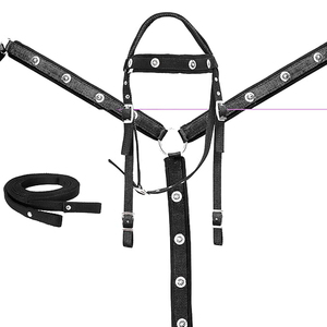 Selle de cheval classique pour course à barils, synthétique, légère, à haut cantle, équipement de randonnée équestre, selle de cheval avec tous les accessoires - Product Image 4