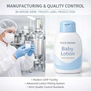 Loción para Bebés de Marca Privada OEM, Cuidado Suave para Bebés, Dermatológicamente Probada, Hipoalergénica, Blanqueadora, Hidratante, Cuidado para Piel Sensible - Product Image 2