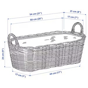 Tienphong Vente en gros de porte-plantes en rotin Flodbjoerk faits à la main Boîte à fleurs, grands couvercles de pots d'arbre pour une utilisation intérieure et extérieure - Product Image 6