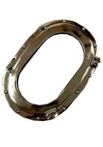 Espejo de Pared de Metal Náutico Tradicional Antiguo, Decoración de Ojo de Buey de Barco Pulido para Baño y Dormitorio - Product Image 6