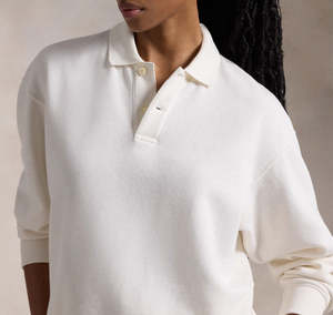 Elwood Heavyweight Fleece Polo Collar Sweatshirt Sweatshirt Hoodie New Fashion LOGO <b>Top</b> With Plus Size Feature - Product Image 4