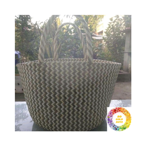 Cesta de vientre de algas marinas Premium, organizador hecho a mano, solución de almacenamiento funcional para dormitorio de entrada o habitación de niños - Product Image 5