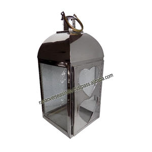 Linternas colgantes de velas decorativas de Metal y vidrio para eventos de fiesta en casa uso interior y exterior - Product Image 4