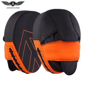 แผ่นซ้อมชกมวยหนัง PU คุณภาพสูงสุด สีดำส้ม รูปทรงต่างๆ จากผู้ผลิตที่ดี - Product Image 1