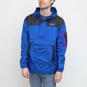 Nouvelles tendances de vestes coupe-vent imperméables pour hommes vestes coupe-vent à capuche avec fermeture éclair pour hommes à des prix abordables - Product Image 1