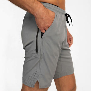 กางเกงออกกำลังกายขาสั้น93% สำหรับผู้ชายกางเกงขาสั้นออกกำลังกายฟิตเนส7% ใยสังเคราะห์ผ้าสแปนเด็กซ์มีตะเข็บหยักกางเกงขาสั้นระบายอากาศได้ดี2025ใหม่ - Product Image 1