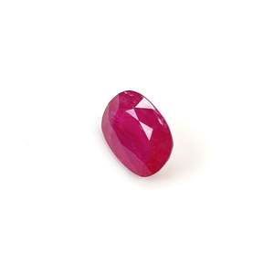 Rubis rouge naturel non traité de 2,75 carats, diamant de haute qualité, coupe ovale, pierre précieuse pour accessoires de bijouterie, taille personnalisée - Product Image 3
