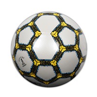 Ballon de football durable en PVC/PU à collage thermique 4/5 de taille personnalisable pour s'entraîner/jouer directement depuis l'usine