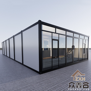 <span class=keywords><strong>Casa</strong></span> Prefabbricata Moderna con Due Camere da Letto in Container, Pannelli Sandwich Traspiranti, Appartamento di Lusso in Acciaio per <span class=keywords><strong>Giovani</strong></span> - Product Image 3