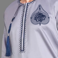 Qamis marocain Daffah pour hommes, thobe islamique, style urbain, couleur unie, thermique, respirant, séchage rapide, grande taille, tricoté pour l'automne