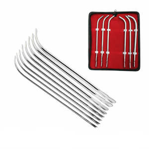 Van Buren 270mm 10-Charr Dilatador de sonido curvo Instrumentos quirúrgicos básicos Dilatadores Van Buren de acero inoxidable hechos a mano Pakistán - Product Image 1